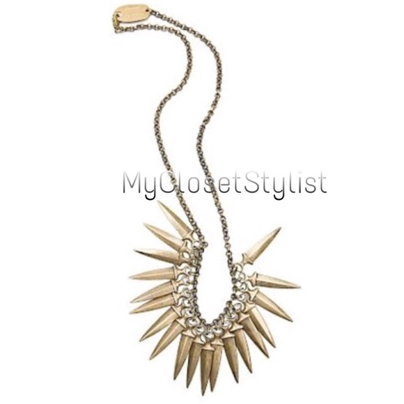 DAGGER NECKLACE ❤ NEW Robert Lee Morris Elizabeth James sword RARE unique gold - Picture 2 of 4